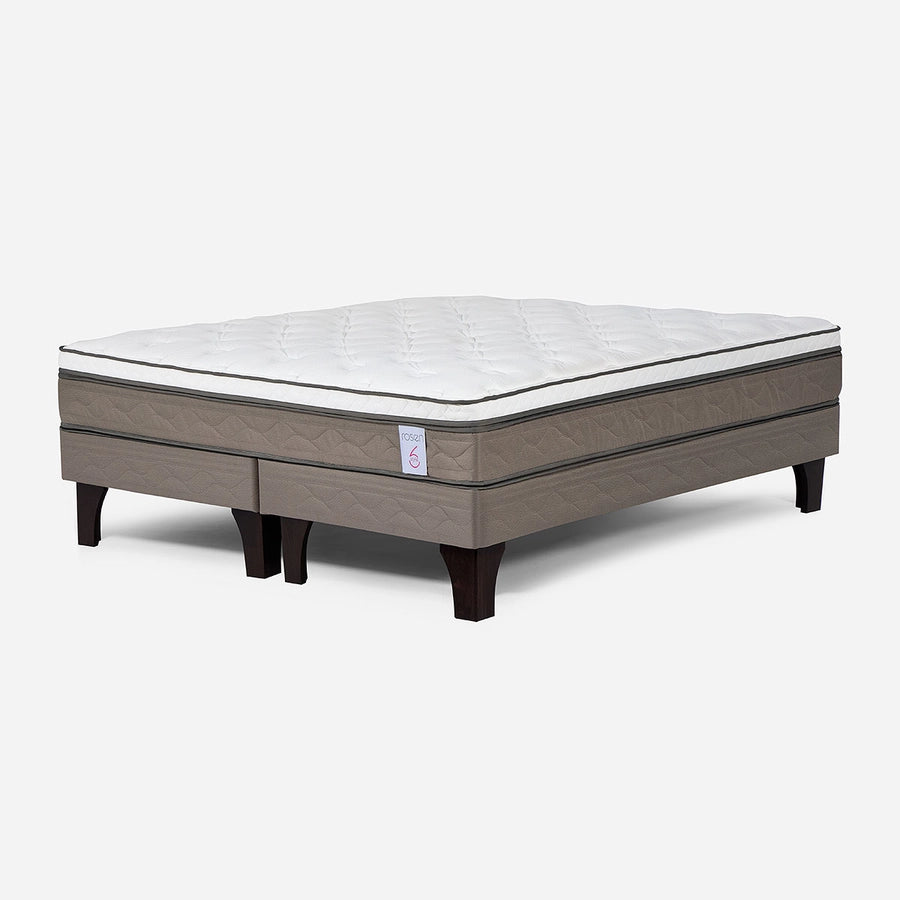 Cama Europea New Style 6 de 2 Plazas Base Dividida 150 x 200 cm
