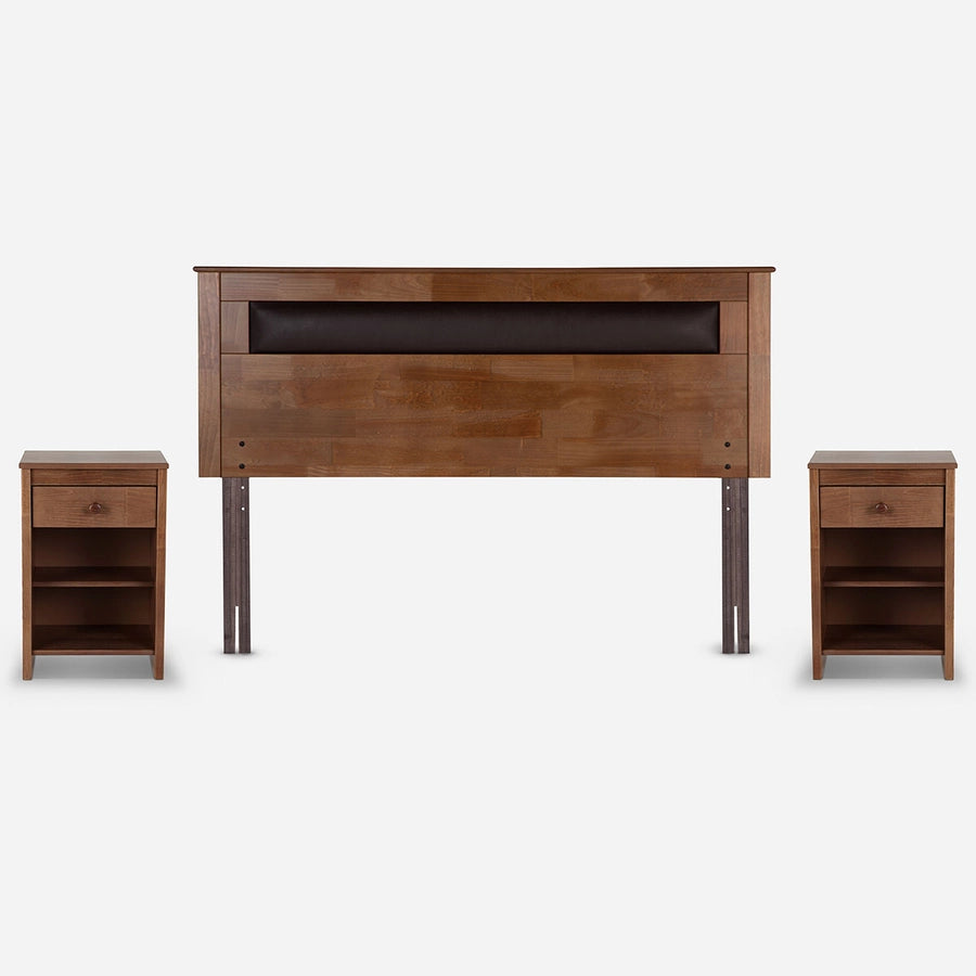 Cama Ergo T New 2 Plazas + Muebles Ferrara