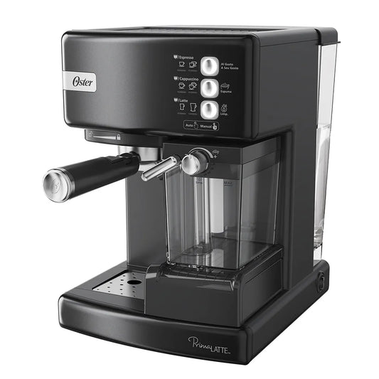 Cafetera automática de espresso negro metálico Oster® PrimaLatte™ BVSTEM6603B