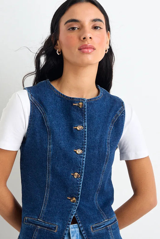 chaqueta-mujer-guillette-liso-azul-marino