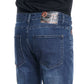 Jeans Hombre Slim Tiro Medio Dark