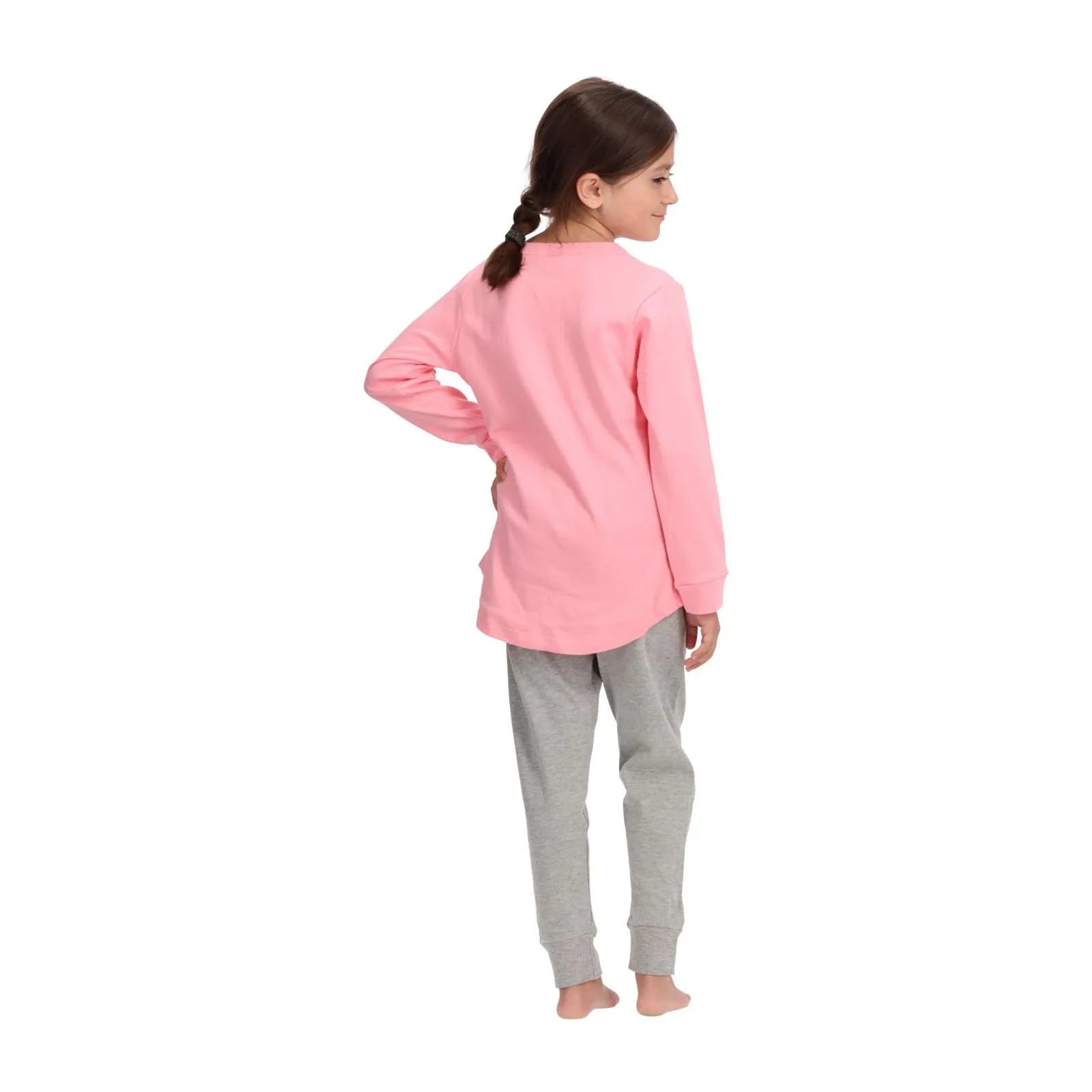 pijama-niña-algodón-minnie-rosado