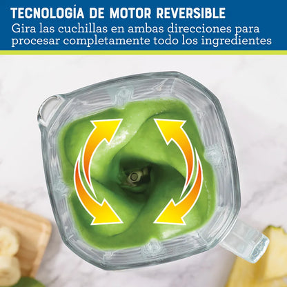 Licuadora Xpert Series™ niquelada con control de textura y un Blend