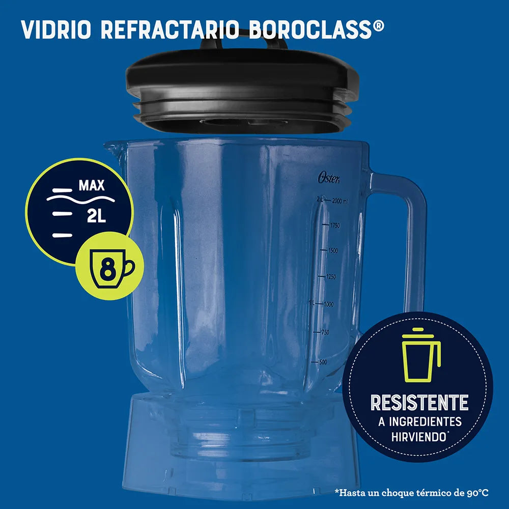 Licuadora Xpert Series™ niquelada con control de textura y un Blend