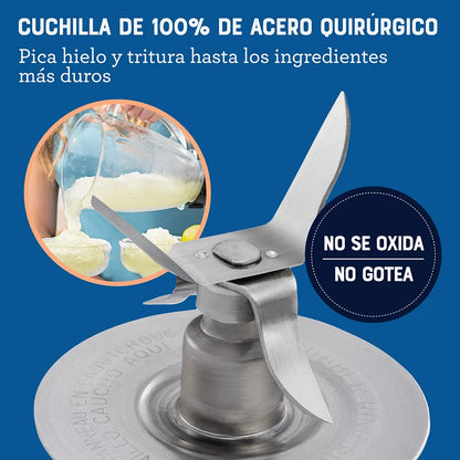 Licuadora Oster® BLSTKAGKPB 2 velocidades y vaso de vidrio