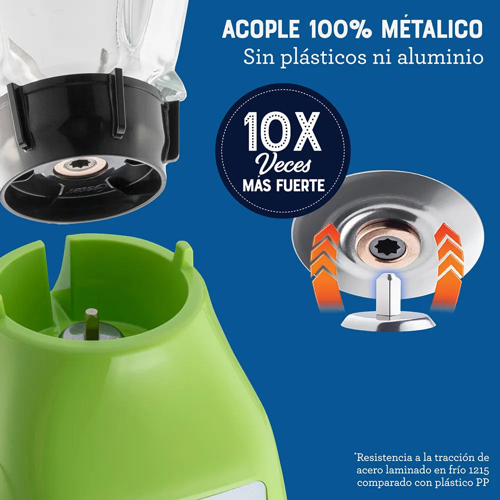 Licuadora Oster® BLSTKAGKPB 2 velocidades y vaso de vidrio