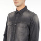 Camisa Hombre M/L Denim Dark Gray