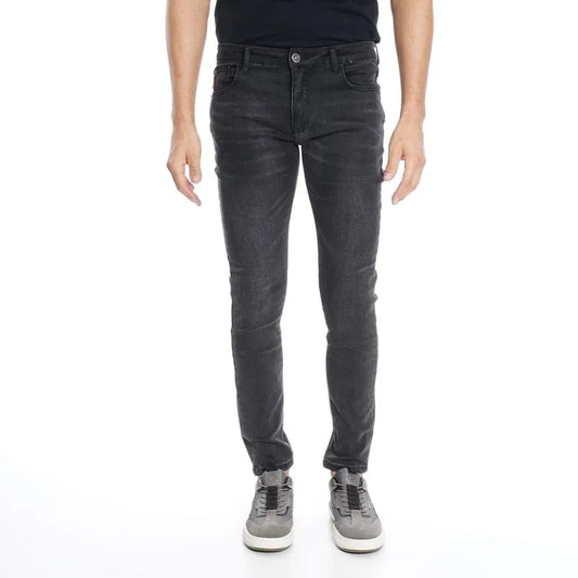 Jeans Hombre Skinny Tiro Medio Black Ellus