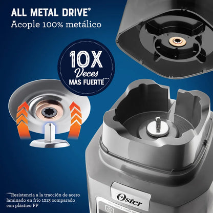 Licuadora Profesional Oster® XTREME MIX con iBLEND y MAX CRUSH con Tecnología Reversible, Vaso