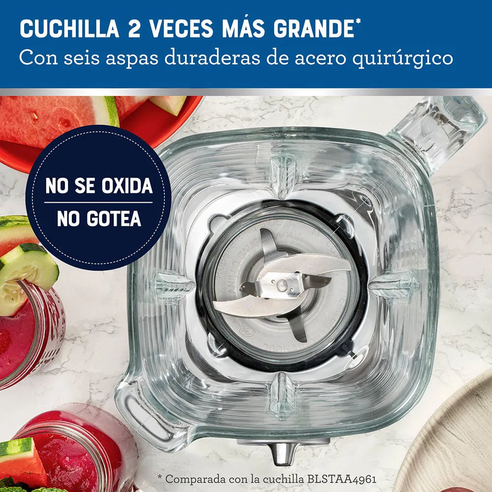 Licuadora Osterizer® MAX con vaso de vidrio de 1,75 L