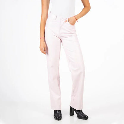 Pantalón Mujer Pu 90´S Rosado