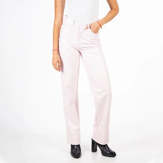 Pantalón Mujer Pu 90´S Rosado