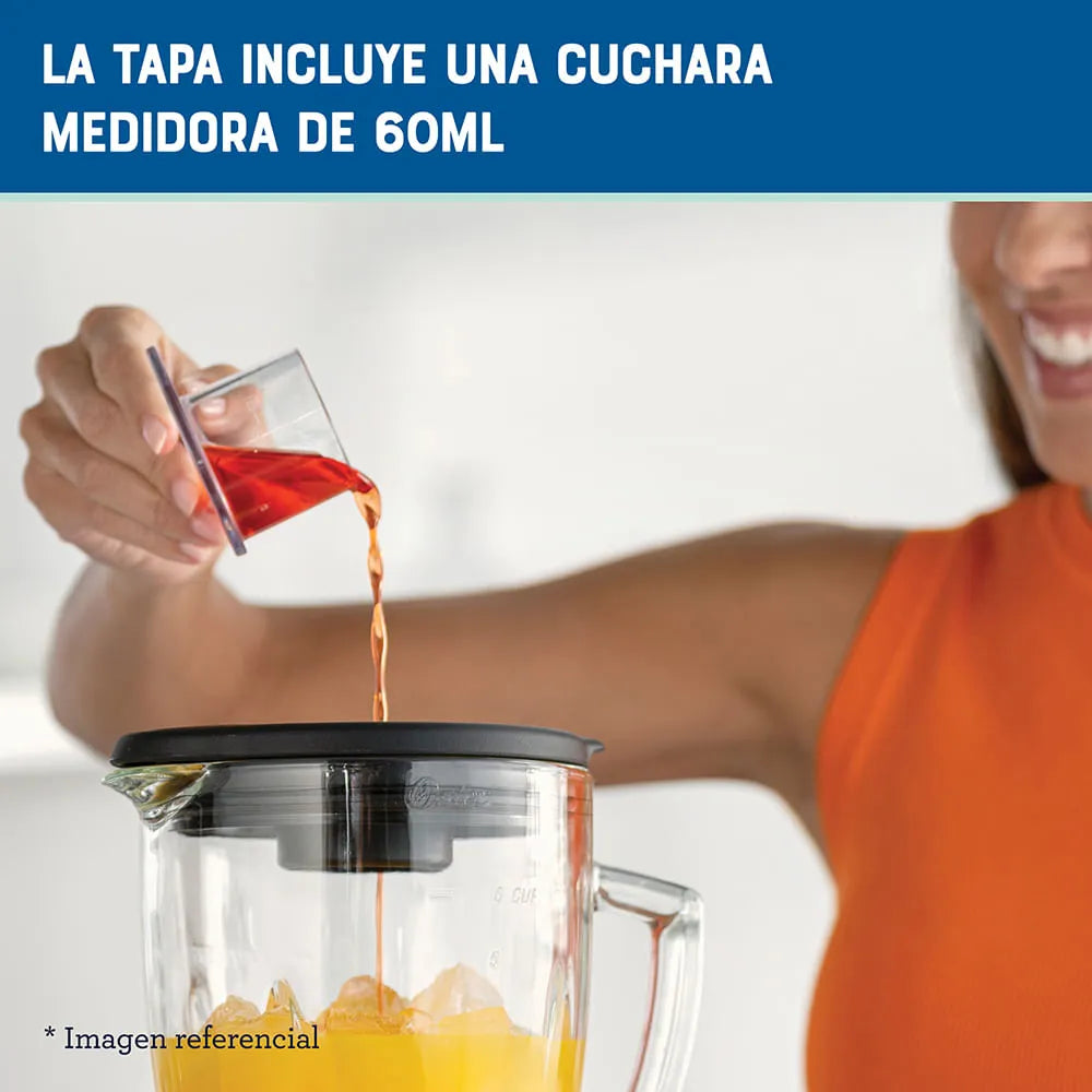Licuadora programas automáticos con tecnología reversible, pantalla táctil y vaso