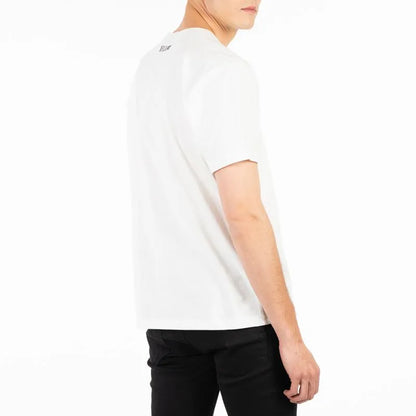 Polera Hombre M/C Básica Logo Embroidery Blanco