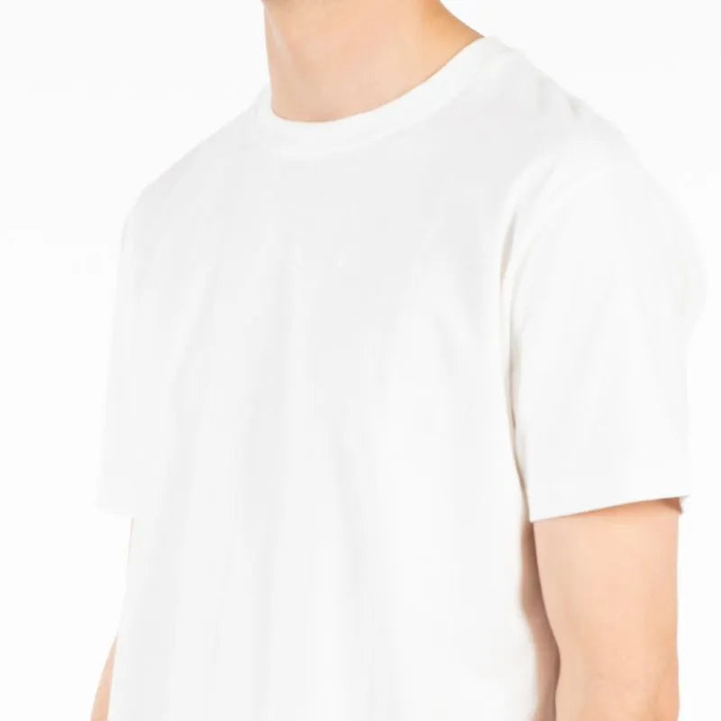 Polera Hombre M/C Básica Logo Embroidery Blanco