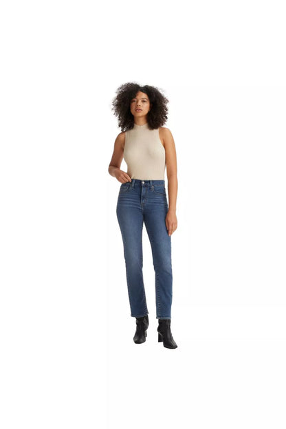 Jeans Mujer 724 High Rise Straight Navy