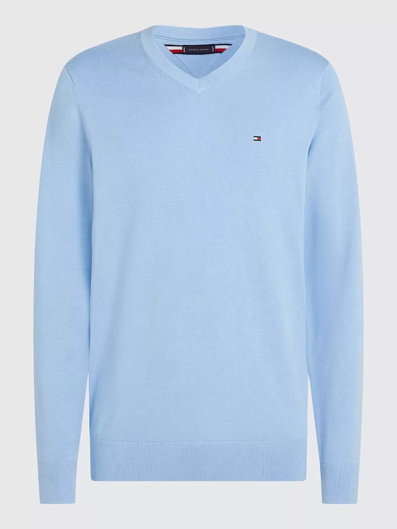 Sweater Hombre Básico Signature D-Neck Celeste