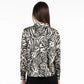 Blusa Mujer Satin Animal Print Zebra Negro