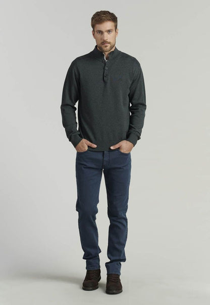 Sweater Hombre Bristol F Business Grafito