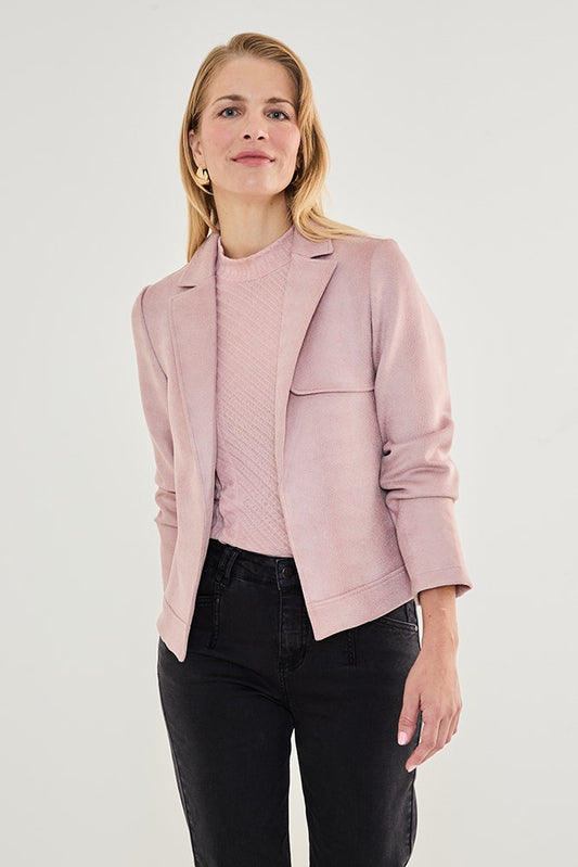 Chaqueta Mujer de Antelina Abierta Rosado