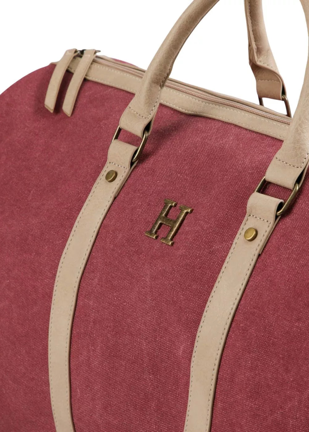 Bolso Ava Canvas Burdeo Viaje Humana