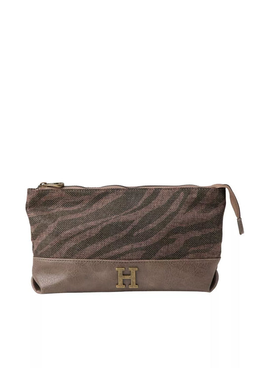 Estuche Jana Canvas Zebra Café Humana