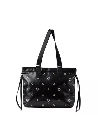 Cartera Tote Ecocuero Casey Negro Humana
