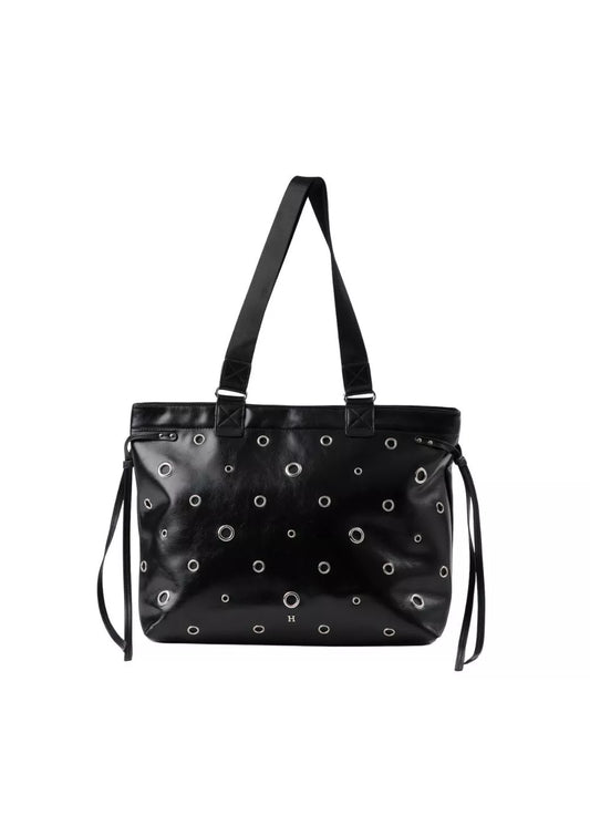 Cartera Tote Ecocuero Casey Negro Humana