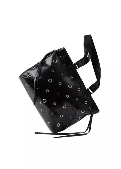 Cartera Tote Ecocuero Casey Negro Humana