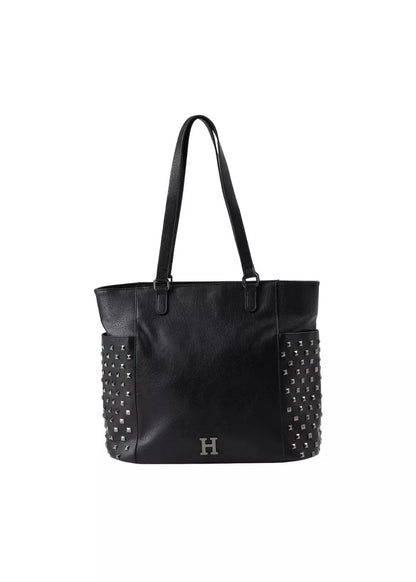Cartera Tote Ecocuero Carol Negro Humana