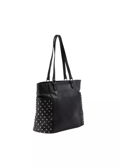 Cartera Tote Ecocuero Carol Negro Humana