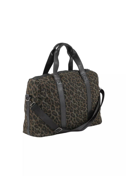 Bolso Otto Canvas Animal Print Verde Viaje Humana