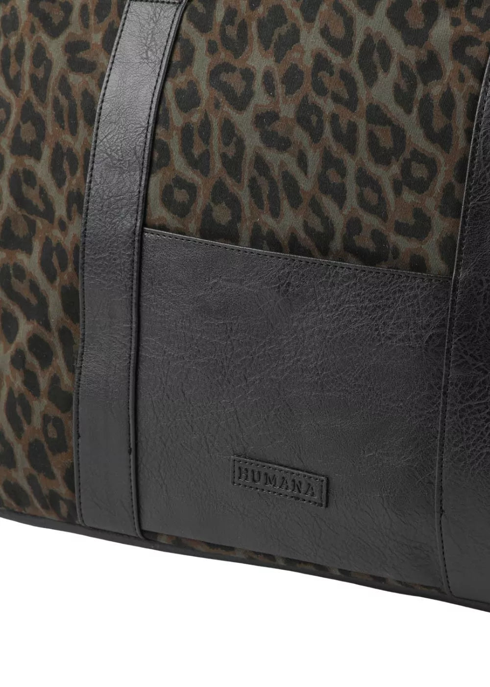 Bolso Otto Canvas Animal Print Verde Viaje Humana