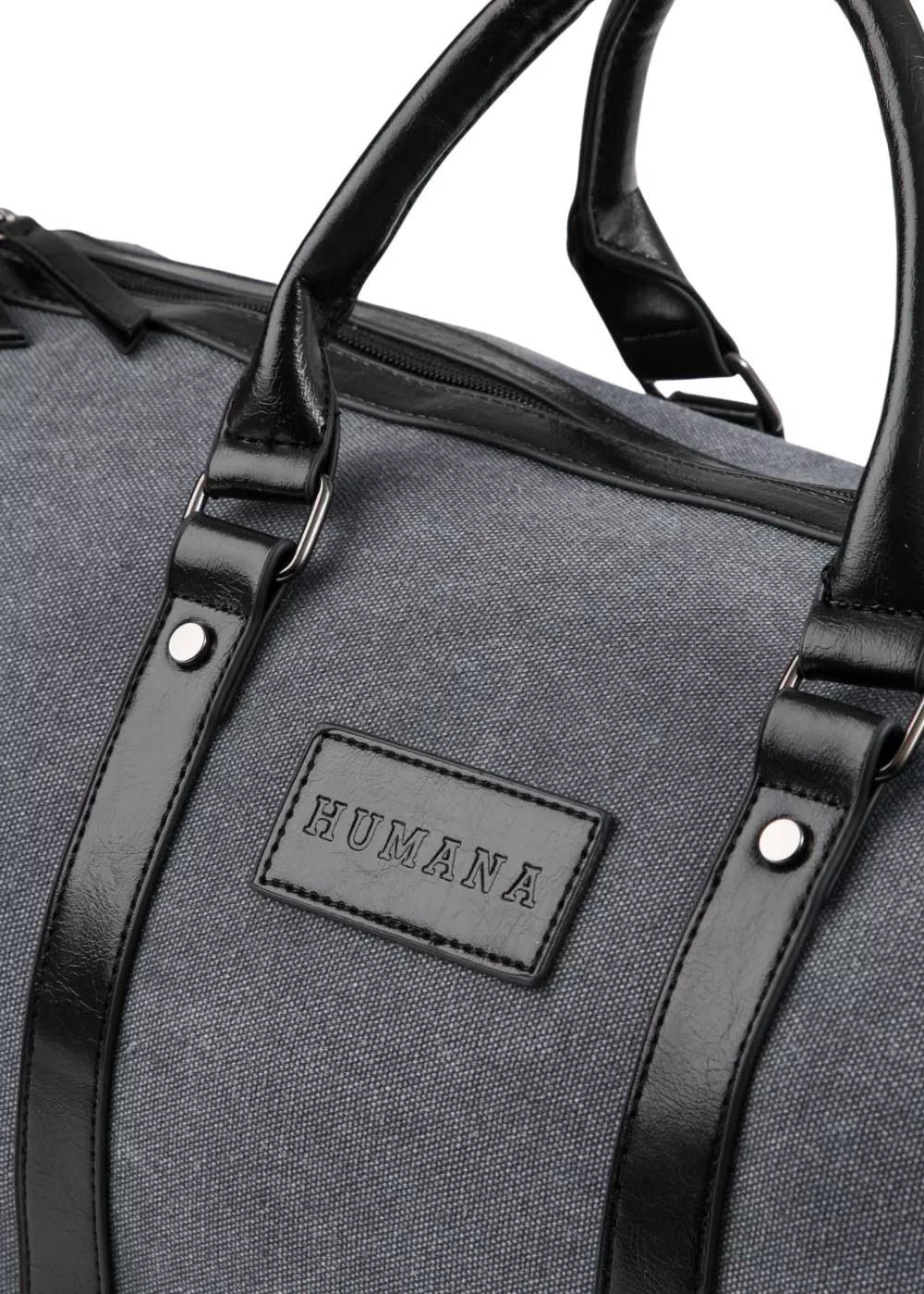 Bolso Ava Canvas Gris Viaje Humana