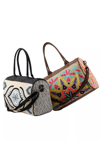 Bolso Afra Bordado multicolor Viaje Humana