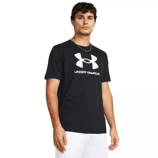 Polera Hombre Sportstyle Logo Negra