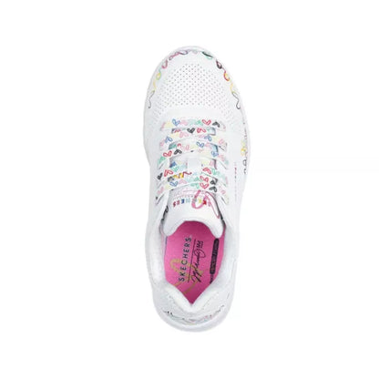 Zapatilla Niña Uno Lite Heart Daze White