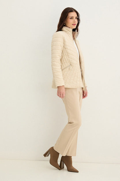 Parka Mujer Lisa Animal Print Beige
