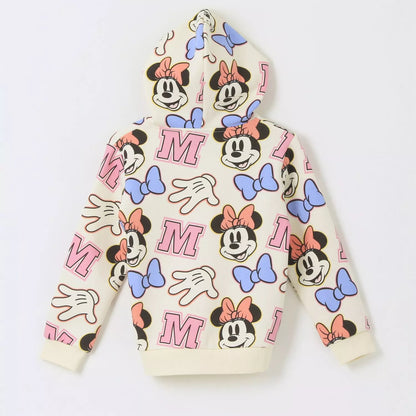 Polerón con Cierre Niña Full Print Iconos Minnie