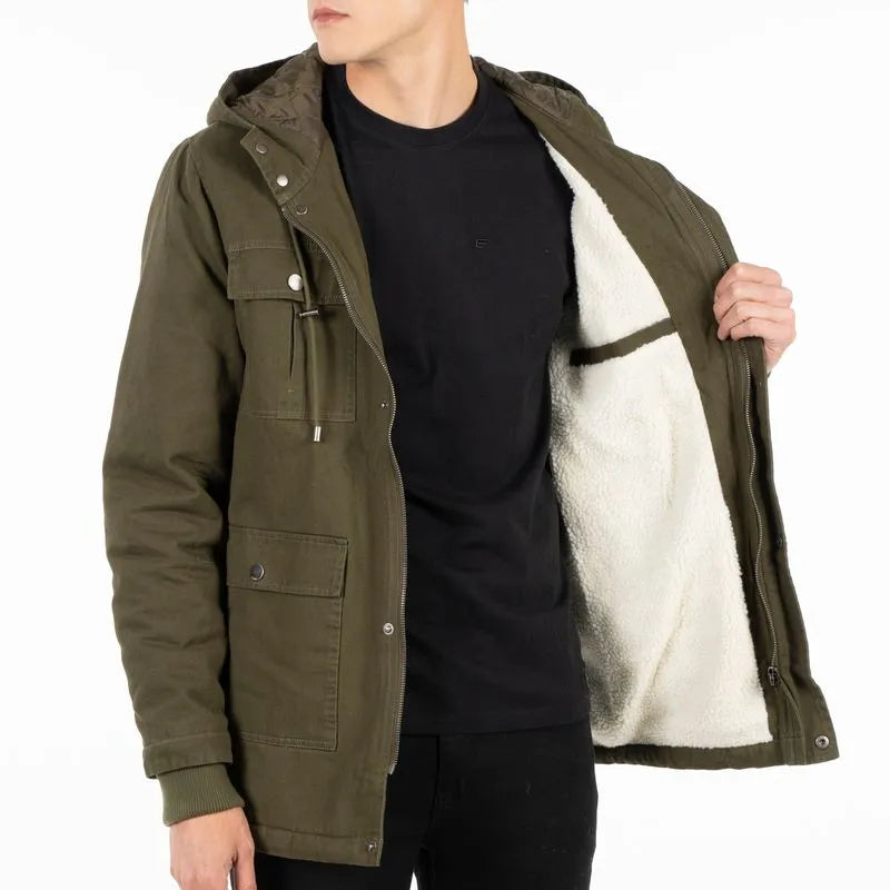 Chaqueta Hombre Cazadora 3/4 Chiporro Interior Military Green