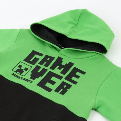 Polerón Niño Hoodie Game Over Verde