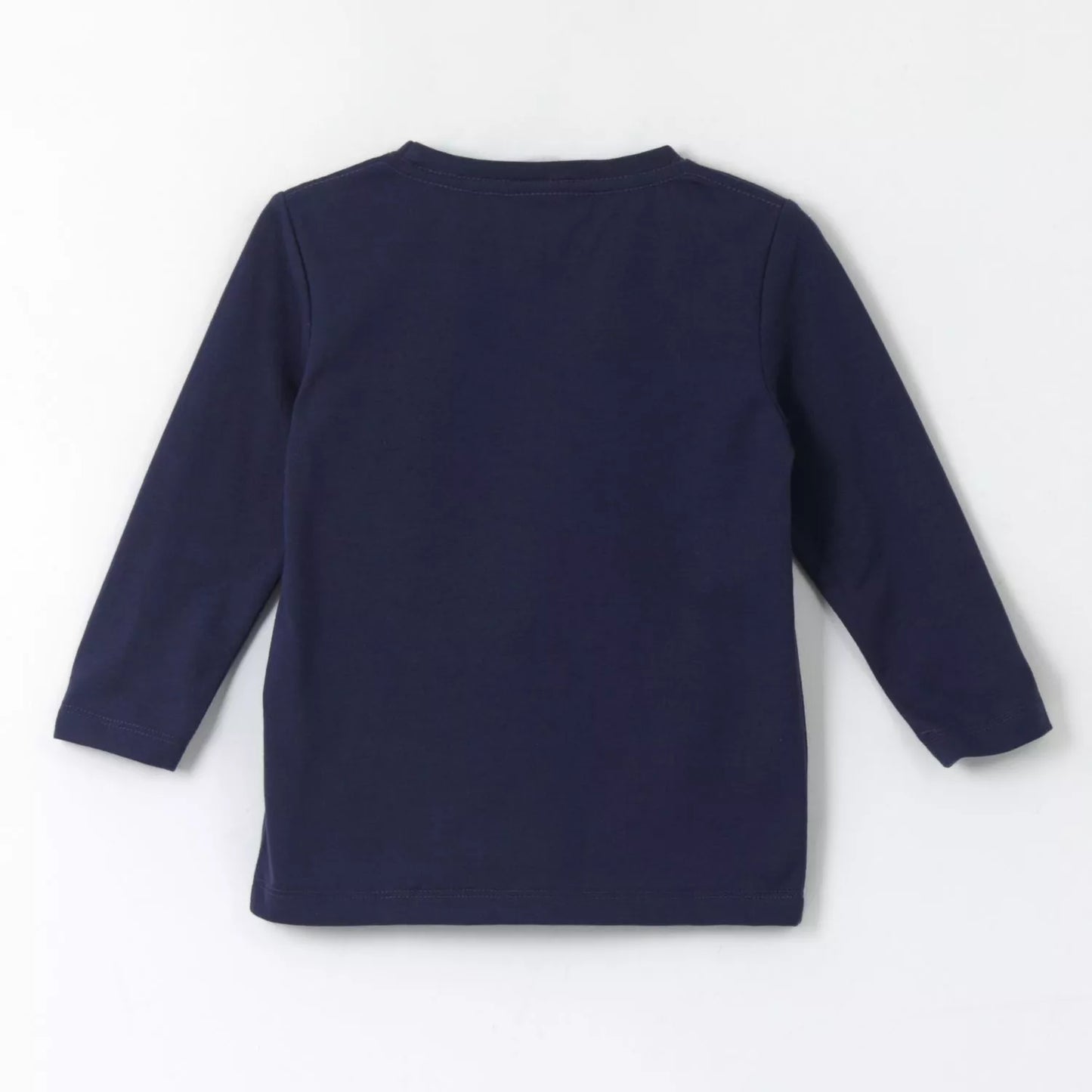 Polera Manga Larga Niño Mickey Mouse Azul Marino