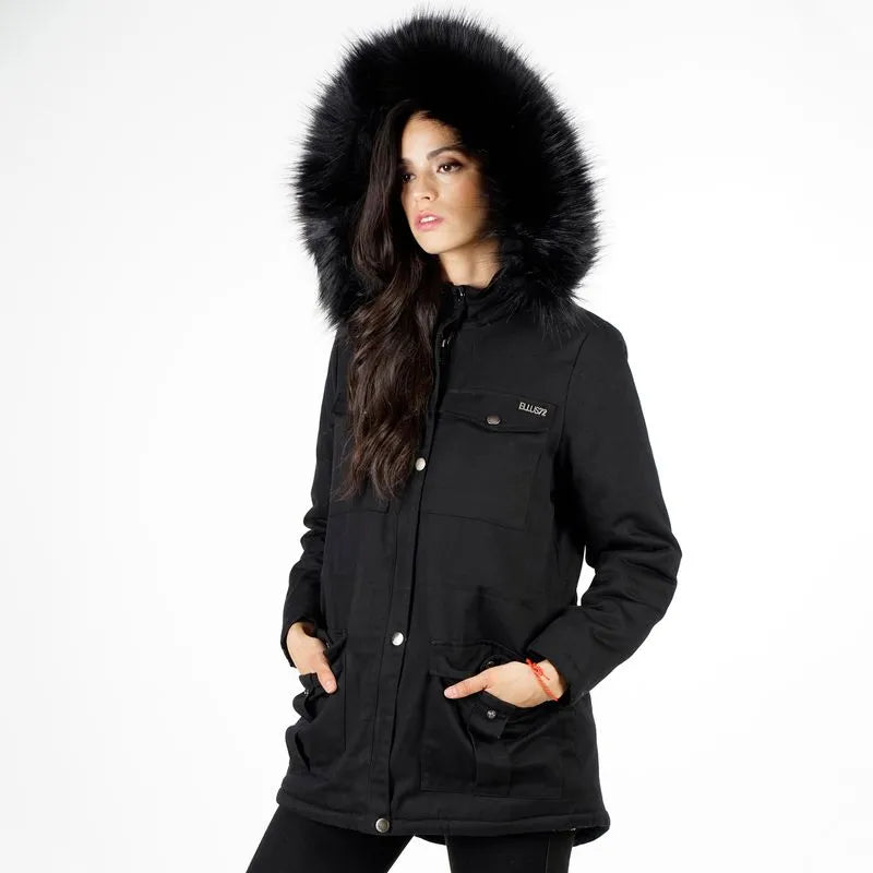 Chaqueta Mujer 3/4 Cazadora Hoodie Ellus