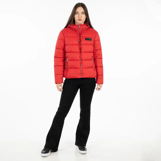 Parka Mujer Puffa Corta Red