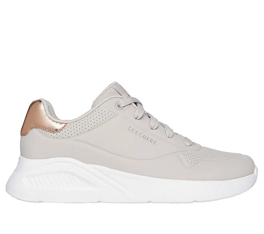 Zapatilla Mujer Uno Lite Shimmer Along Natural