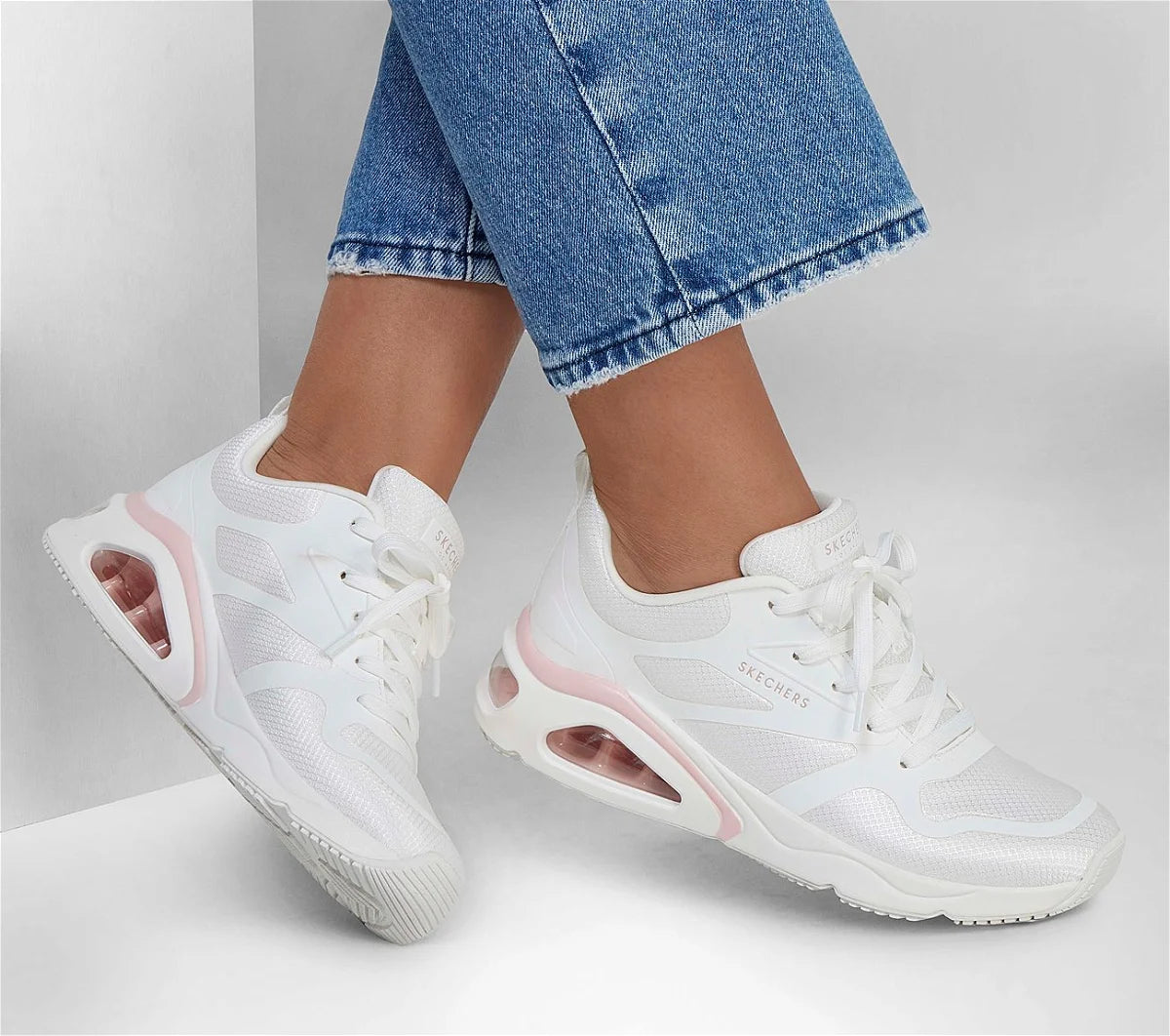 Zapatilla Mujer Uno Tres-Air - Revolution-Airy Blancas