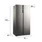 Refrigerador No Frost Side By Side Inverter con AutoSense SFX530