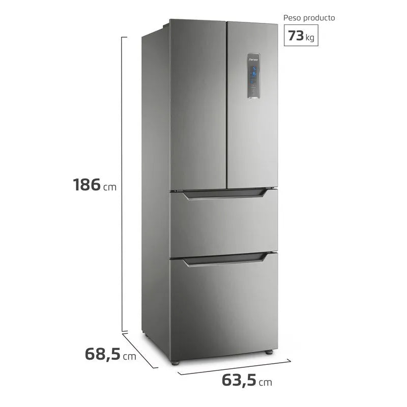 Refrigerador No Frost 3 Puertas Inverter Cajón SuperFresh DM64S