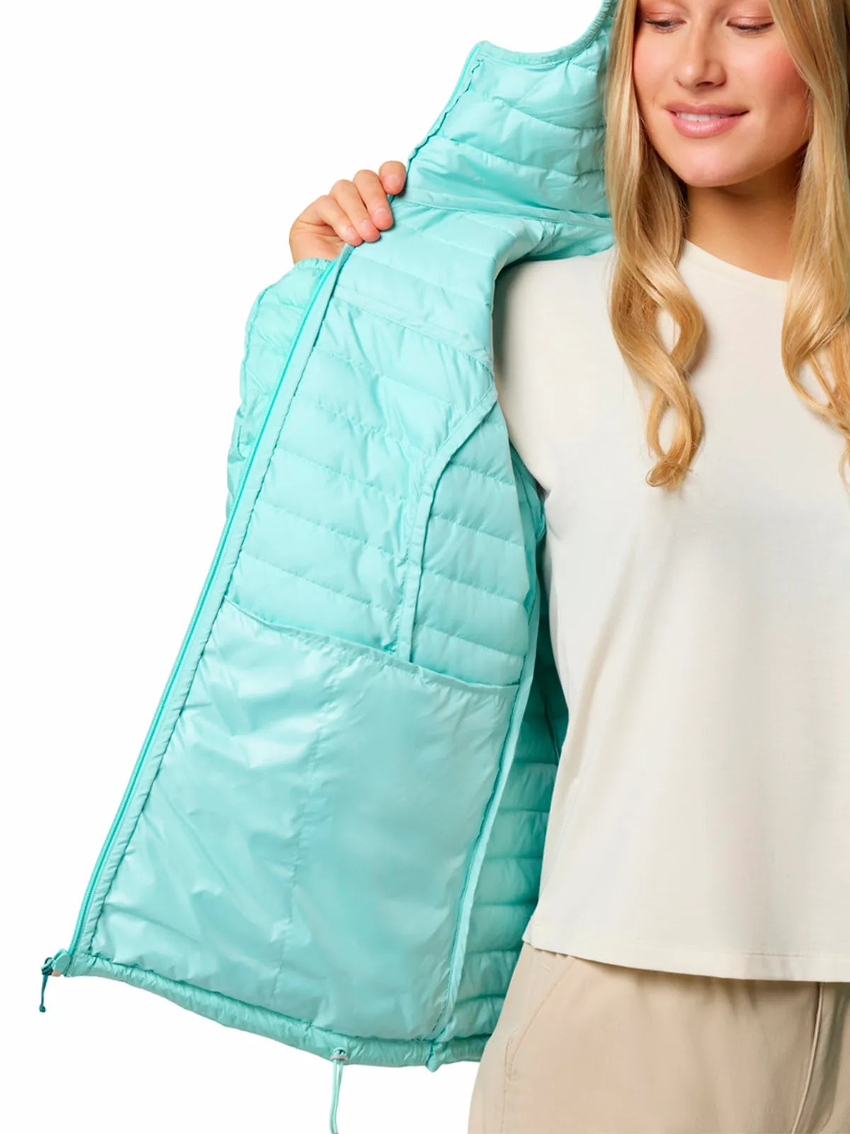 Parka Mujer Silver Falls II Celeste