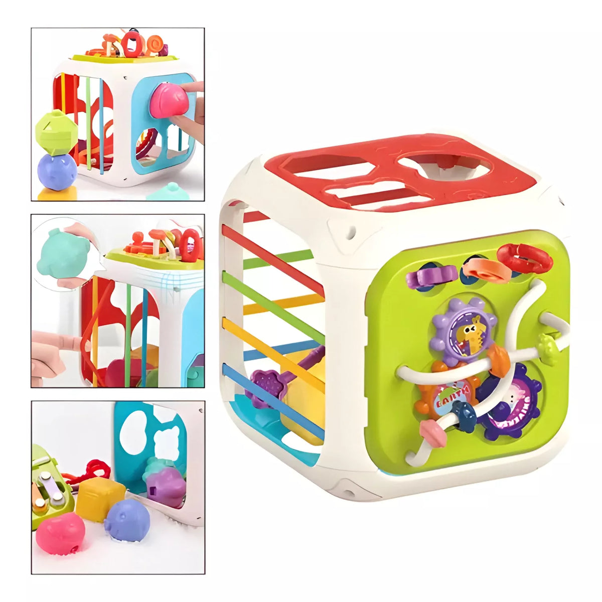 Cubo Didactico Educativo  7 En 1